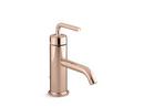 KOHLER Vibrant&reg; Rose Gold Single Handle Monoblock Bathroom Sink Faucet 