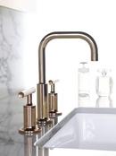 KOHLER Vibrant&reg; Rose Gold Two Handle Widespread Bathroom Sink Faucet with Metal Pop-Up Drain Assembly 