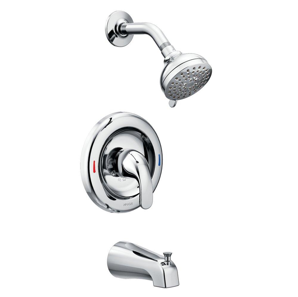 Moen Chrome Single Handle Multi Bathtub & Shower Faucet Trim Only 