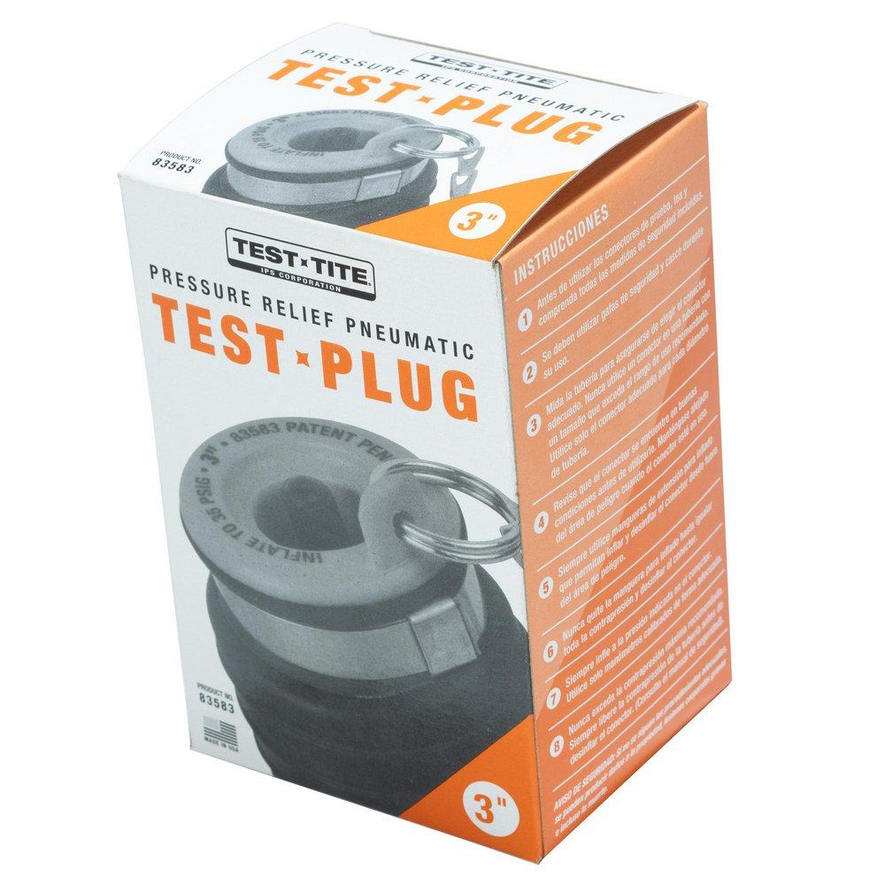 Test-Tite&reg; Black Drains, Waste, Vent Test Plug 