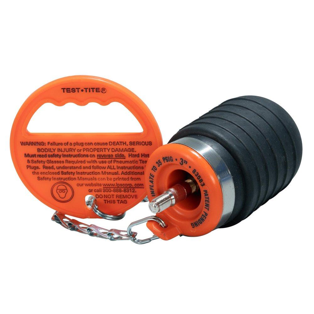 Test-Tite&reg; Black Drains, Waste, Vent Test Plug 