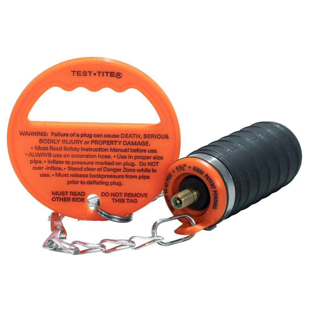 Test-Tite&reg; Black Drains, Waste, Vent Test Plug 