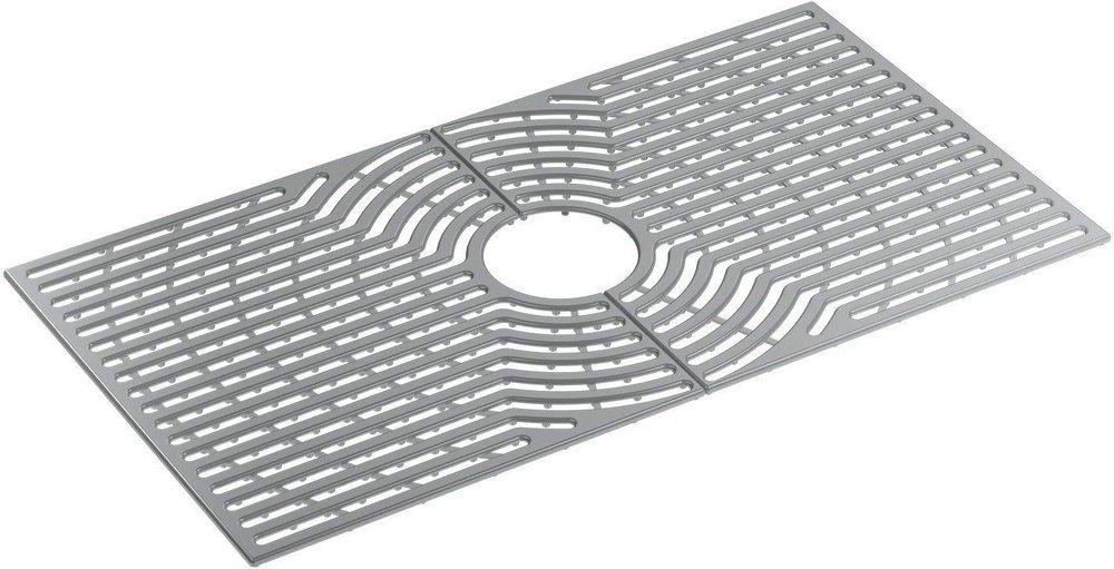 Sterling Ash Grey Silicone Sink Basin Mat in Ash Grey 