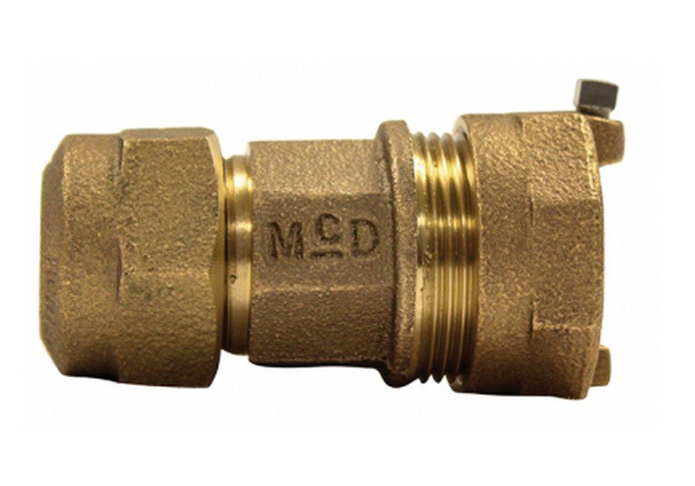 A.Y. McDonald CTS Compression x IP Compression Water Service Brass Coupling 