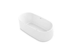 65 x 29-1/16 in. Freestanding Bathtub with Center Drain in White
