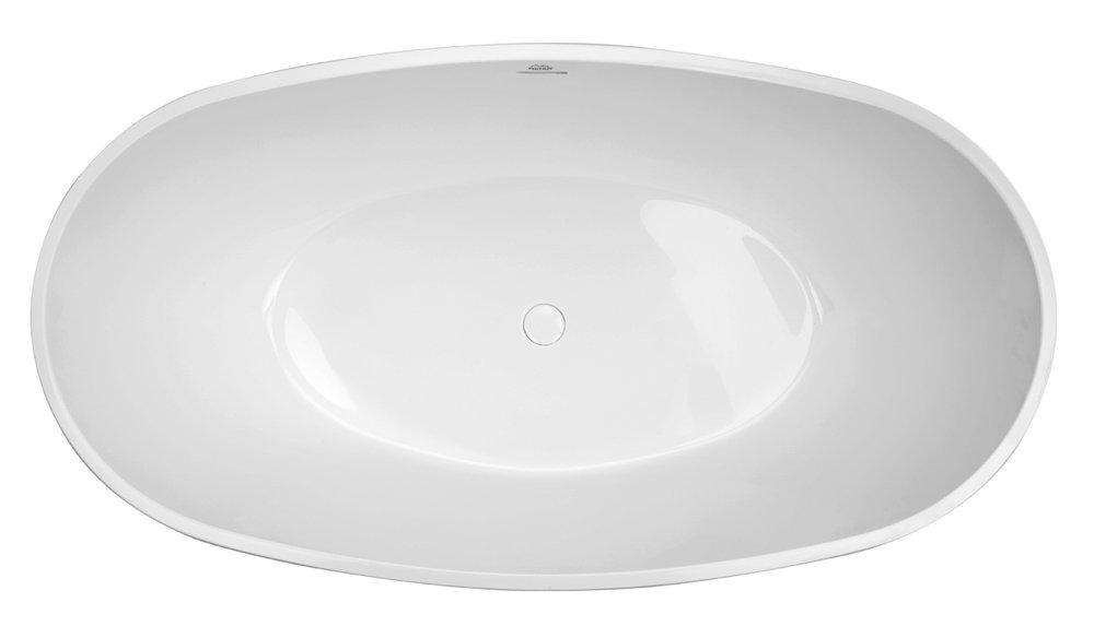 Hydro Systems Biscuit 58X31 CNTR STON FS OVAL BATH *ALAMO BISC 