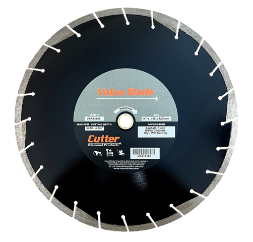 Cutter Diamond Products 1/8 in. Concrete Cutter Blade 
