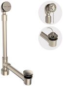 Victoria+Albert&reg; Brushed Nickel 33-1/4 in. Toe-Tap Drain 
