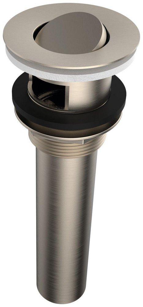 Victoria+Albert&reg; Brushed Nickel 8-3/8 in. Toe-Tap Drain 