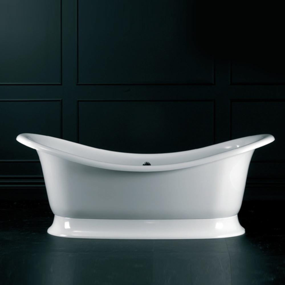 Victoria+Albert&reg; Quarrycast&trade; White 74-7/8 x 34-1/4 in. Freestanding Bathtub 