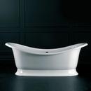 Victoria+Albert&reg; Quarrycast&trade; White 74-7/8 x 34-1/4 in. Freestanding Bathtub 
