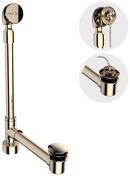 Victoria+Albert&reg; Polished Nickel 33-1/4 in. Toe-Tap Drain 