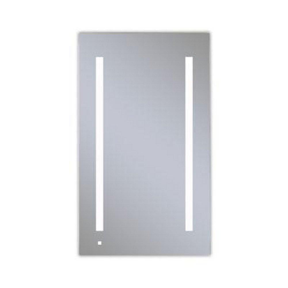 Robern Satin Anodized Aluminum 39-3/8 in. Surface Mount and Recessed Mount Medicine Cabinet 