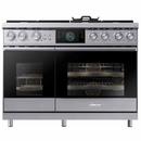 Dacor Stainless Steel 47-7/8 in. Dual Fuel 6-Burner Sealed Freestanding Range 