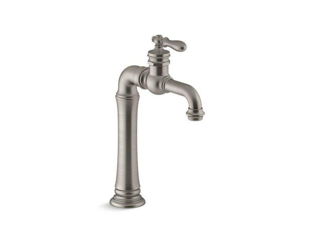 KOHLER Vibrant&reg; Brushed Nickel Single Handle Centerset Bathroom Sink Faucet 