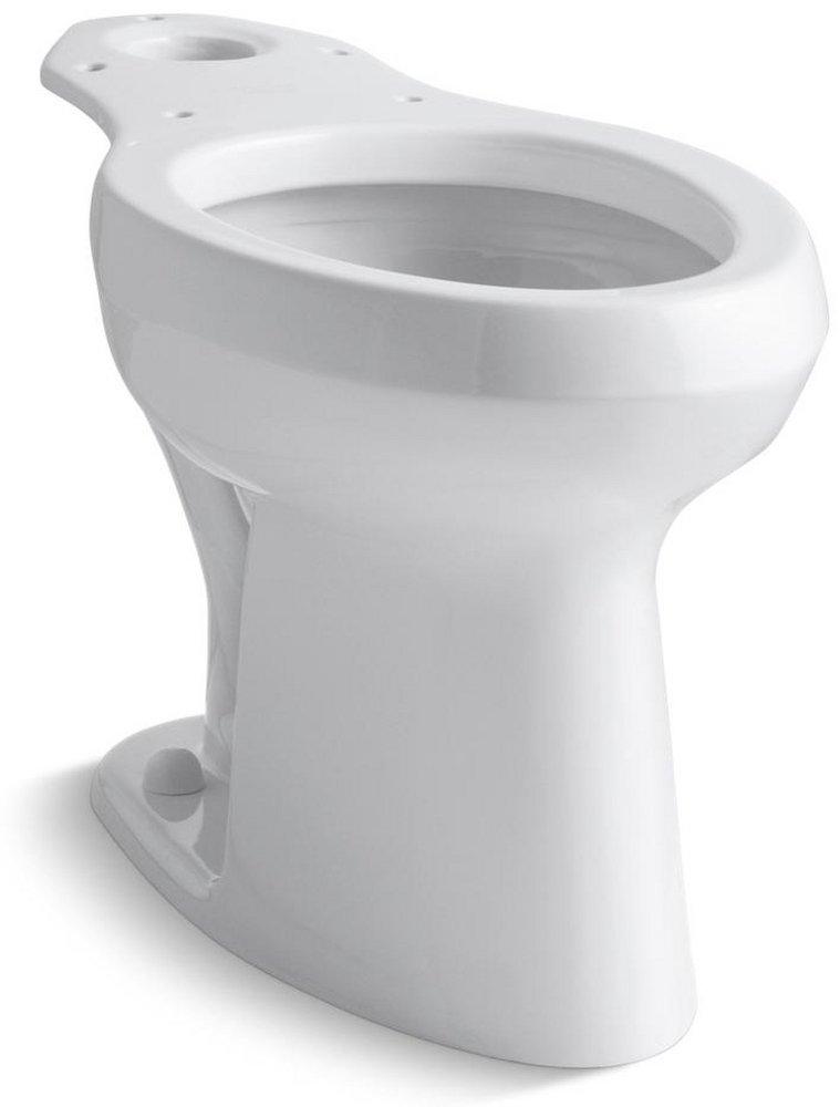 KOHLER White 1.6 gpf Elongated Floor Mount Two Piece Toilet Bowl 