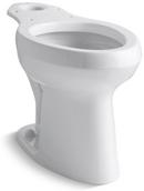 1.6 gpf Elongated Floor Mount Two Piece Toilet Bowl in White