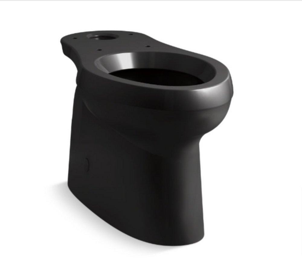 KOHLER Black Black&trade; Elongated Comfort Height Toilet Bowl 
