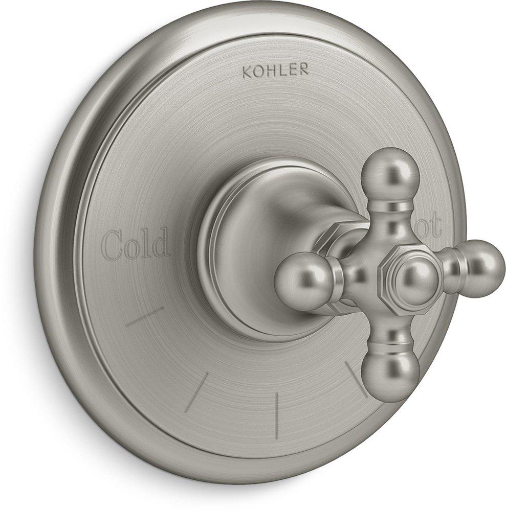 KOHLER Vibrant&reg; Brushed Nickel Single Handle Shower Faucet Trim Only 