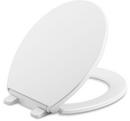 Round Closed Front with Cover Toilet Seat in White