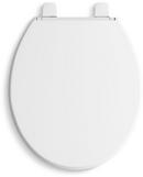 KOHLER White Round Closed Front with Cover Toilet Seat 
