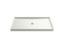 60 in. x 42 in. Shower Base with Center Drain in Dune
