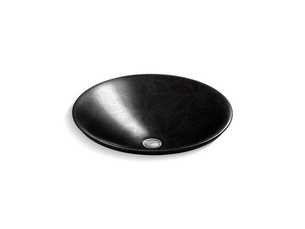 KOHLER Black Black&trade; Drop-in Vessel Bathroom Sink 