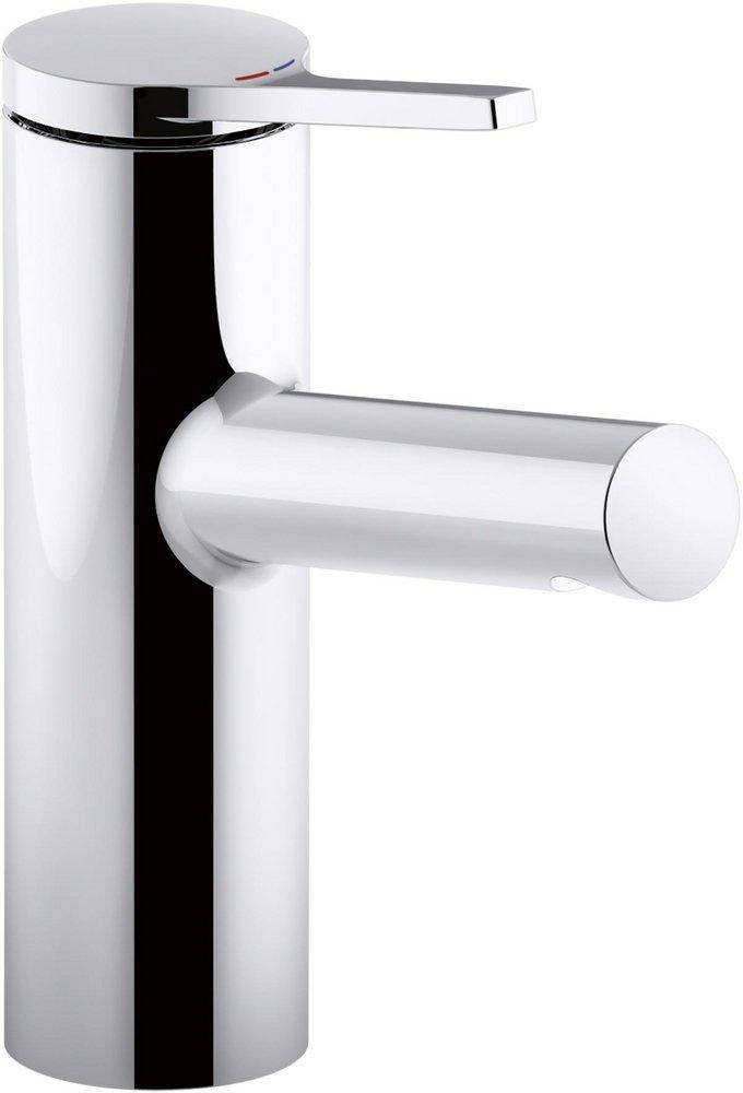 KOHLER Polished Chrome Single Handle Monoblock Bathroom Sink Faucet 