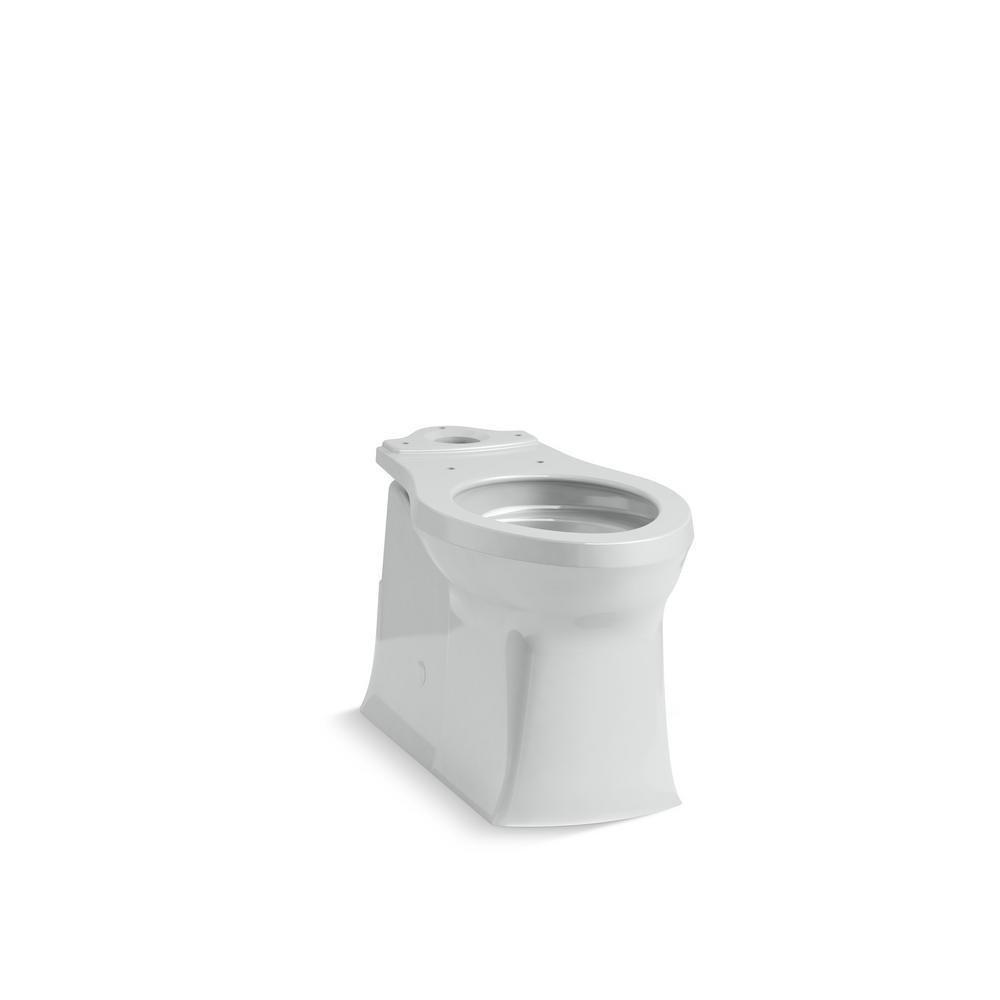 KOHLER Ice&trade; Grey Elongated Comfort Height Toilet Bowl 