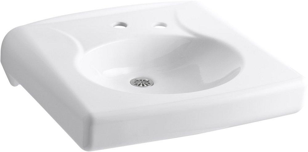 KOHLER White Wall Mount Bathroom Sink 