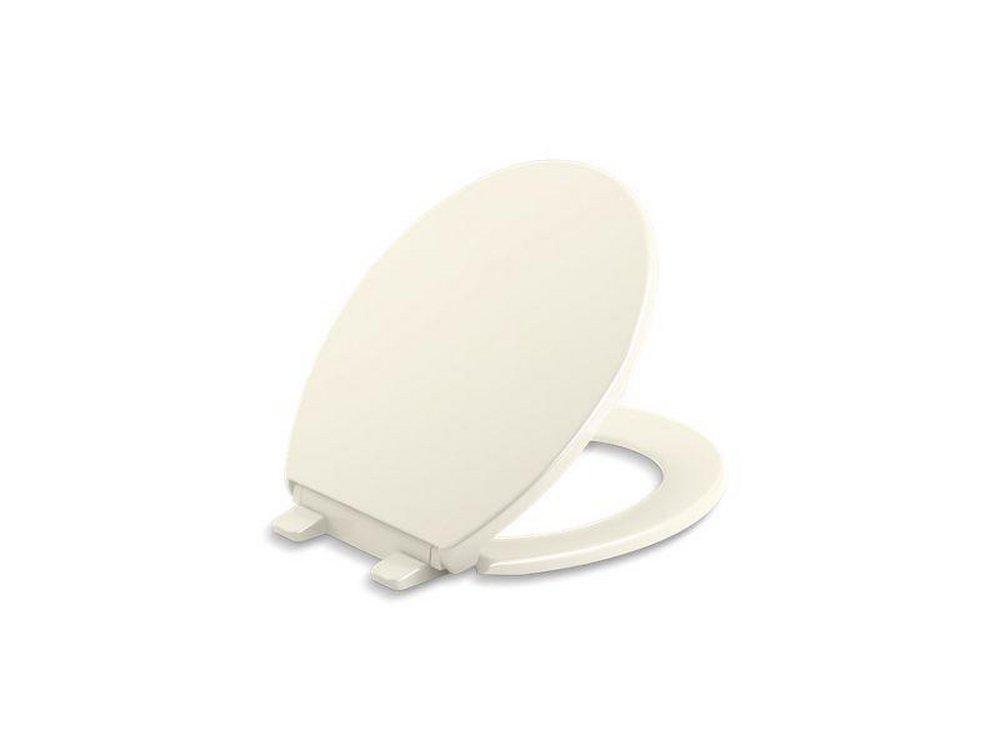 KOHLER Biscuit Round Closed Front with Cover Toilet Seat 