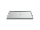 60 in. x 42 in. Shower Base with Center Drain in Ice™ Grey