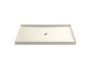 60 in. x 42 in. Shower Base with Center Drain in Biscuit