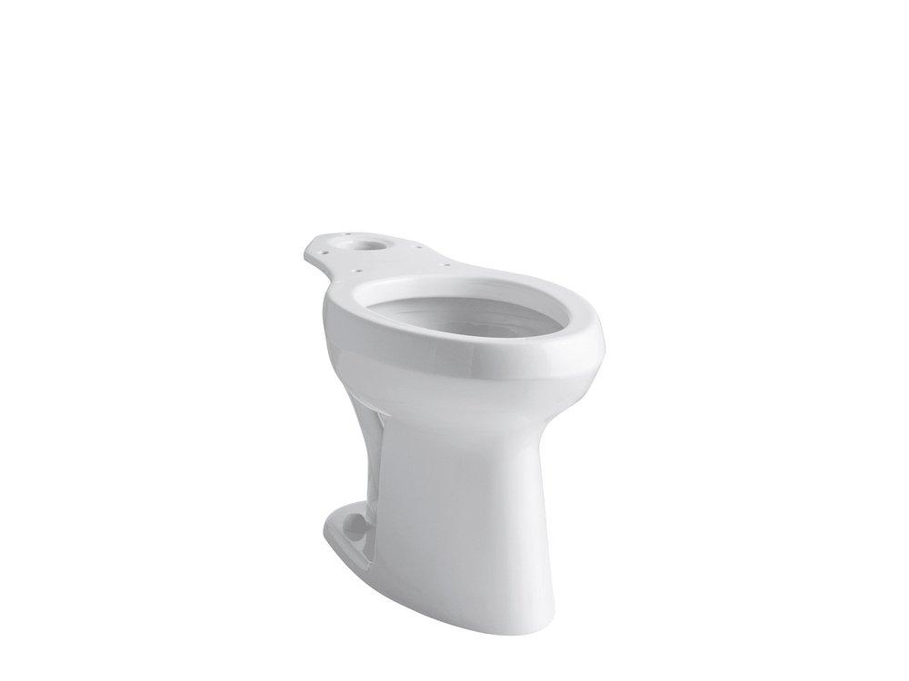 KOHLER White Toilet Bowl in White 