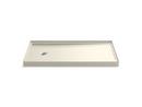 60 in. x 32 in. Shower Base with Left Drain in Biscuit