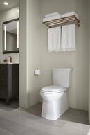 KOHLER White 1.28 gpf Elongated Floor Mount Two Piece Toilet 