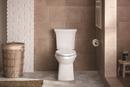 KOHLER White 1.28 gpf Elongated Floor Mount Two Piece Toilet 