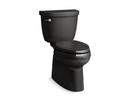 1.28 gpf Elongated Two Piece Toilet in Black Black