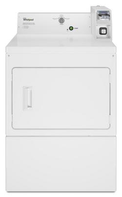 27 in. 7.4 cu. ft. Electric Dryer in White