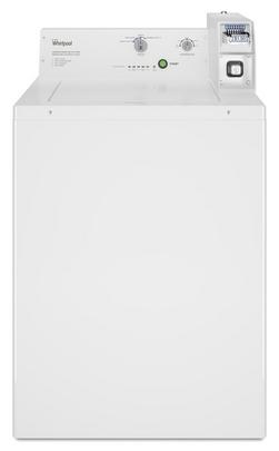 Commercial 3.27 cu. ft. Coin Operated Top Load Washer in White