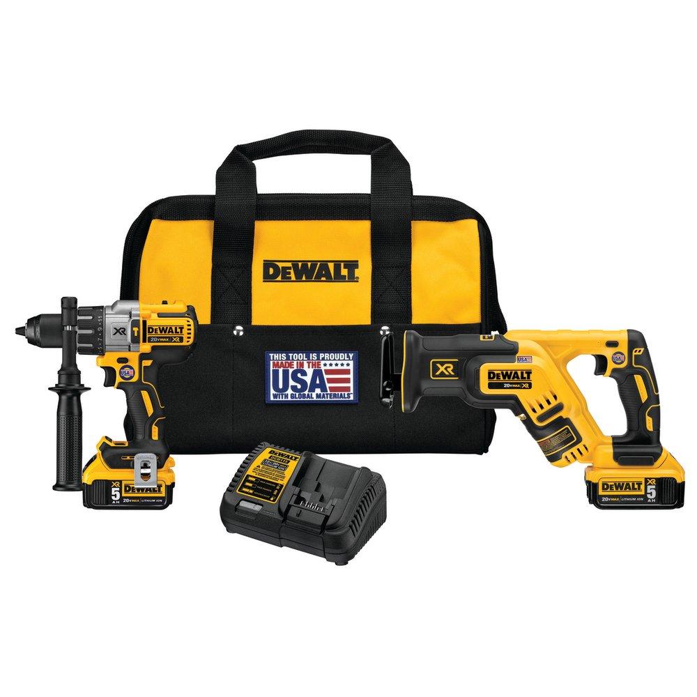 DEWALT Yellow Cordless 2 Reciprocating Saw Tool Kit 