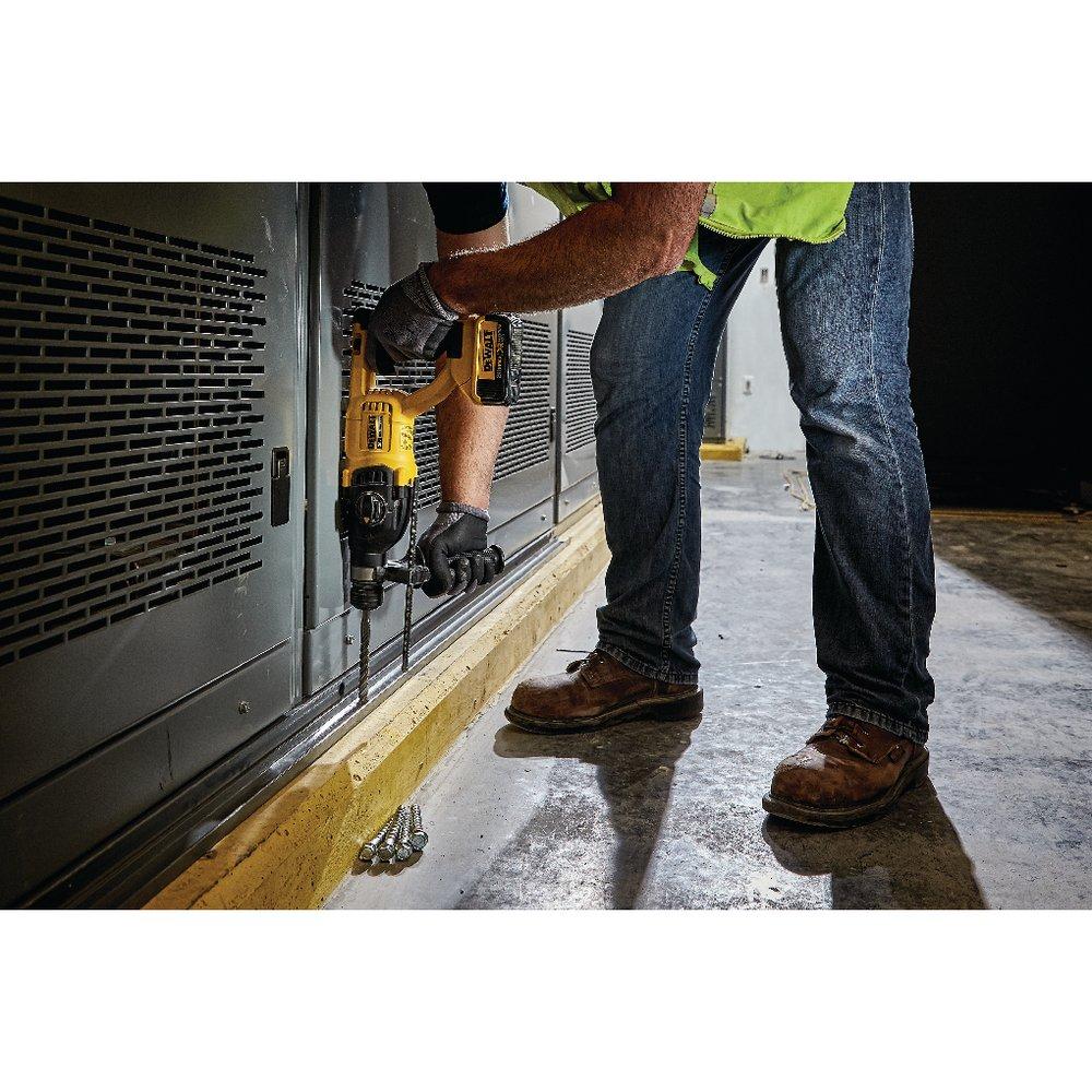 DEWALT Yellow Cordless 1 in. Rotary Hammer SDS Plus with D-handle 