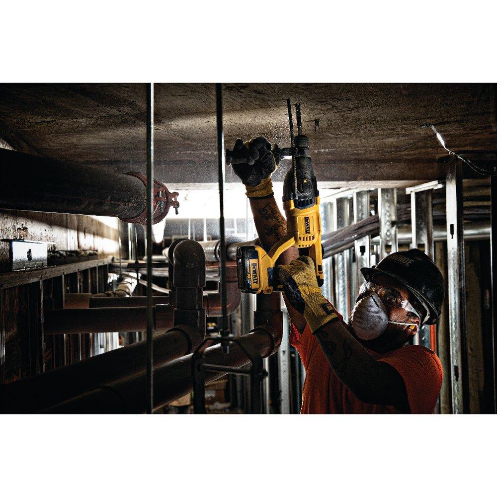 DEWALT Yellow Cordless 1 in. Rotary Hammer SDS Plus with D-handle 