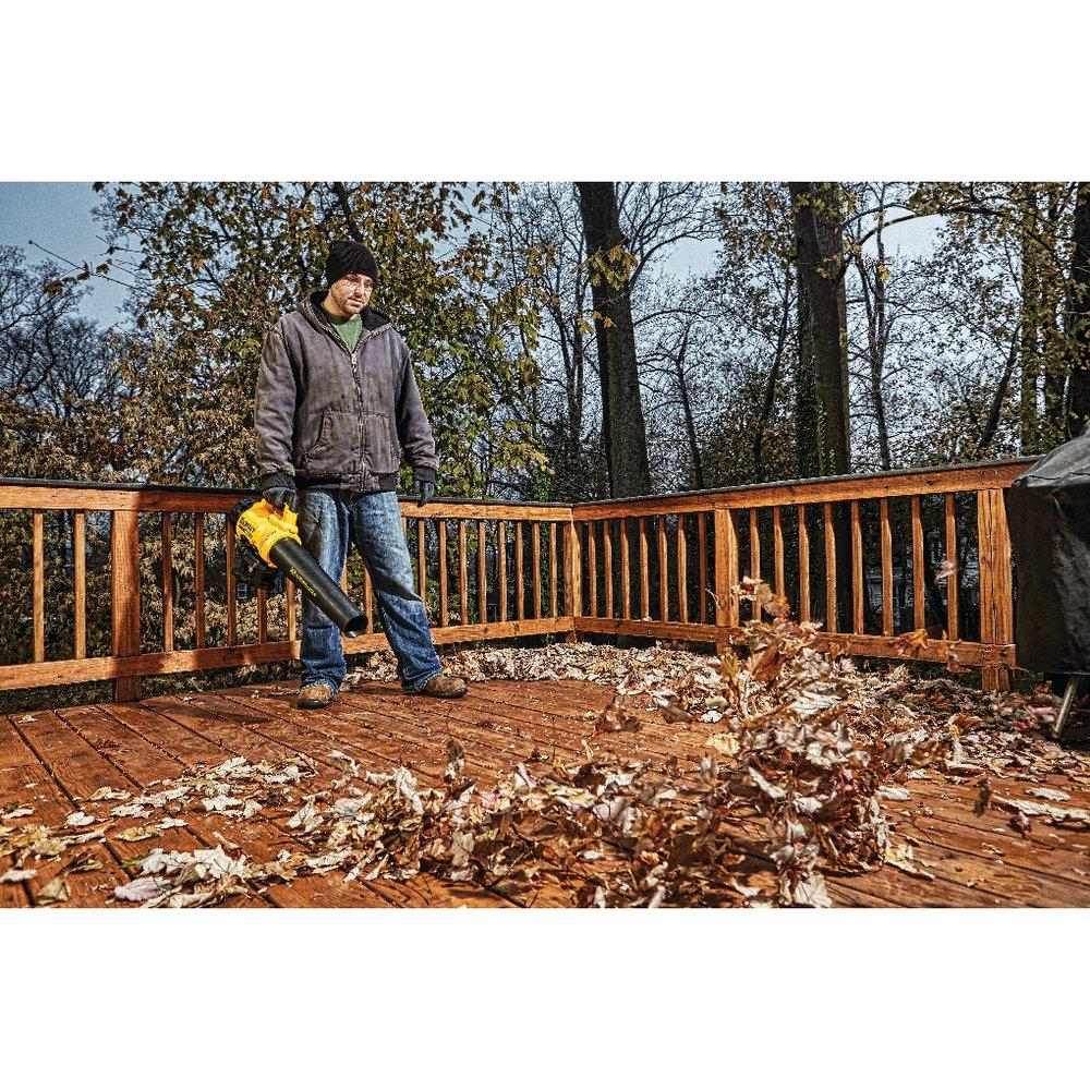 DEWALT Yellow Lithium-ion Battery Brushless Handheld Blower Bare Tool 