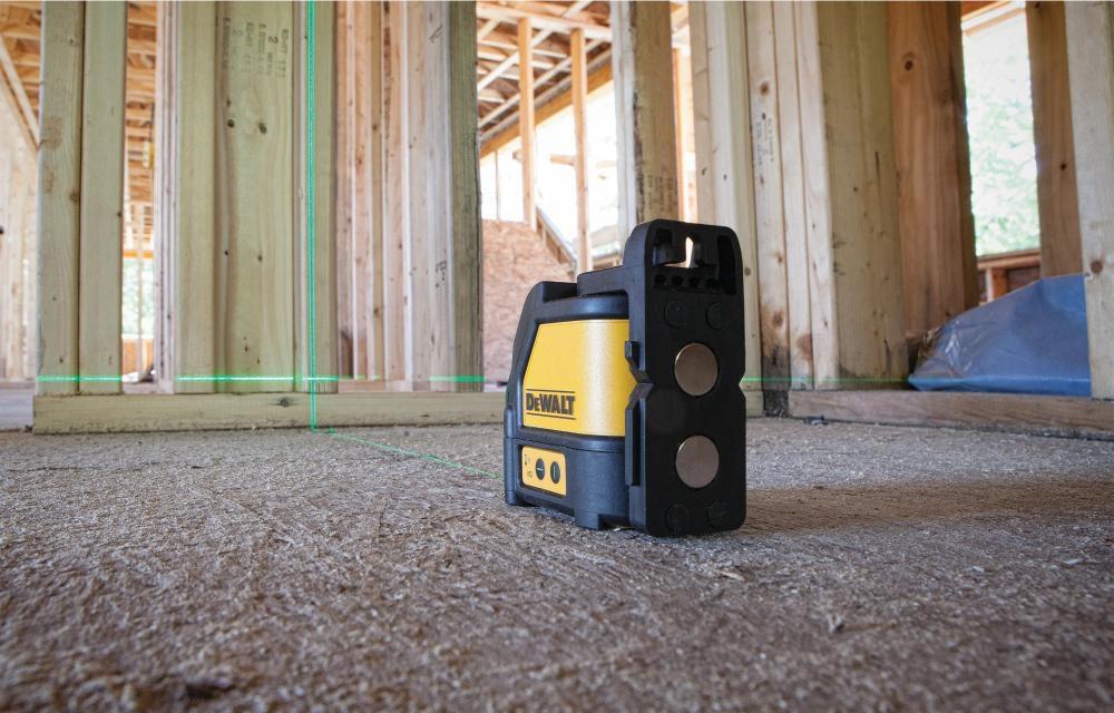 DEWALT Green Cross Line Laser in Yellow and Black 