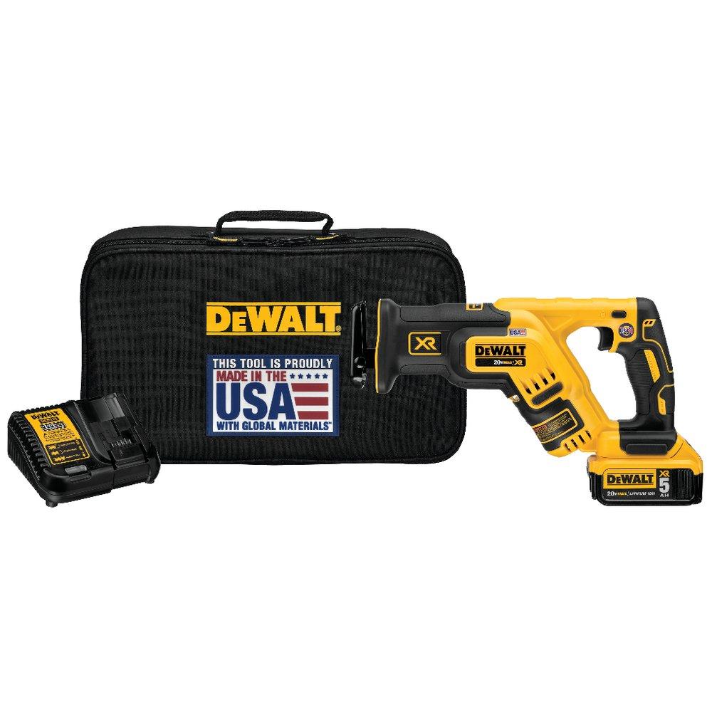 DEWALT Black Brushless Compact Reciprocating Saw Kit 