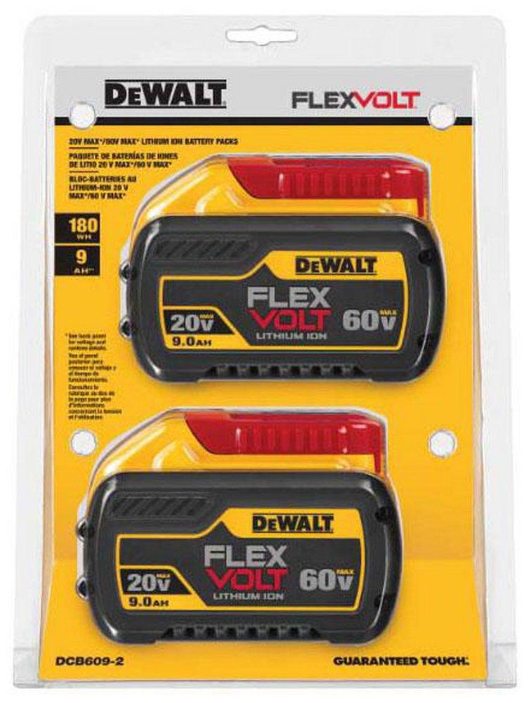 DEWALT Yellow Lithium-ion Battery for 20V MAX, 60V MAX and 120V MAX Tools 