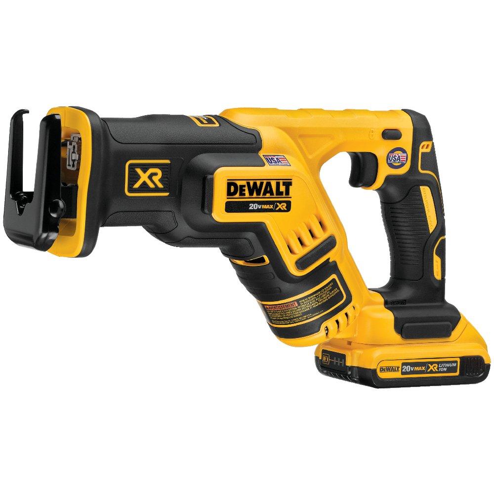 DEWALT Yellow Cordless 2A Lithium-ion Reciprocating Saw Tool Kit 