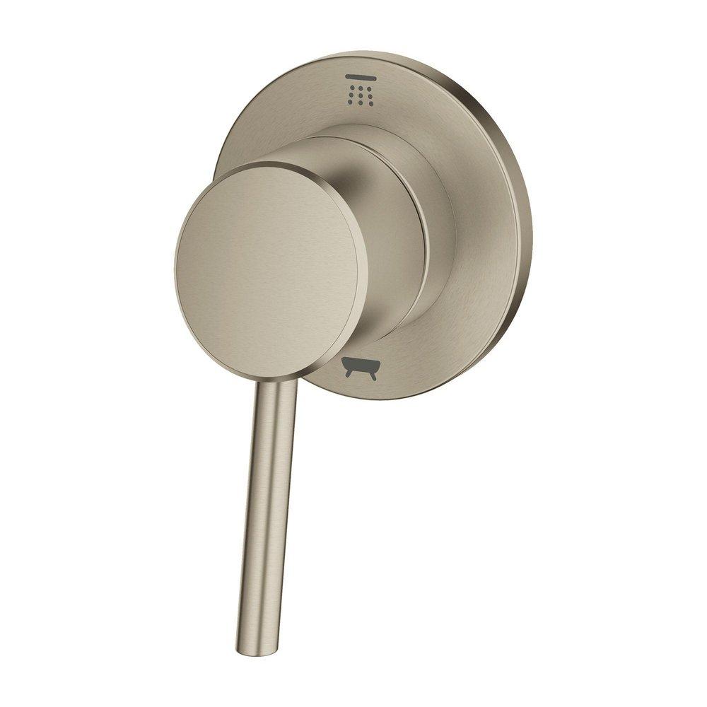 GROHE Brushed Nickel Infinity Finish Single Handle Bathtub & Shower Faucet (Trim Only) 