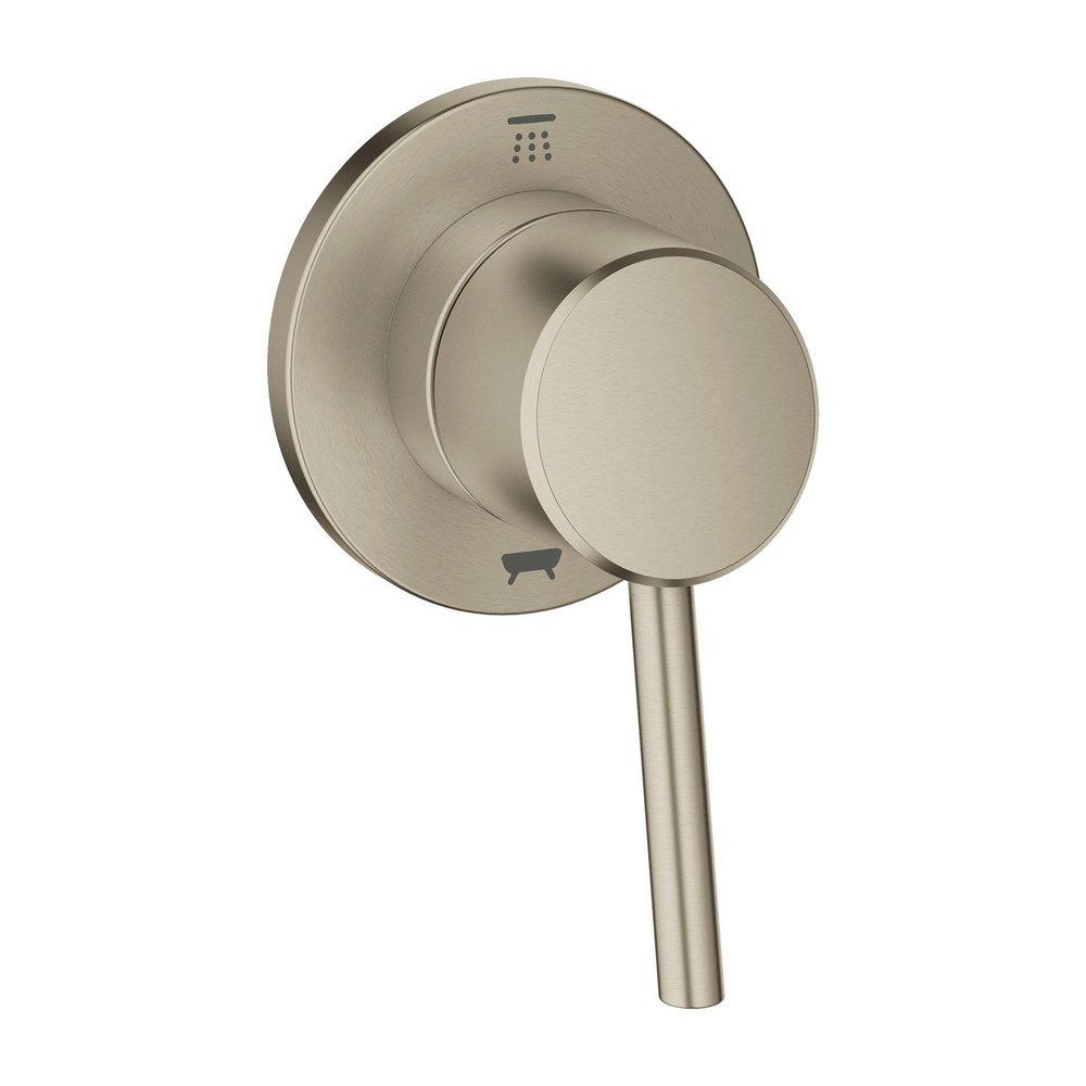 GROHE Brushed Nickel Infinity Finish Single Handle Bathtub & Shower Faucet (Trim Only) 